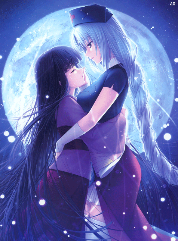 houraisan kaguya and yagokoro eirin (touhou) drawn by sayori_(neko_works)