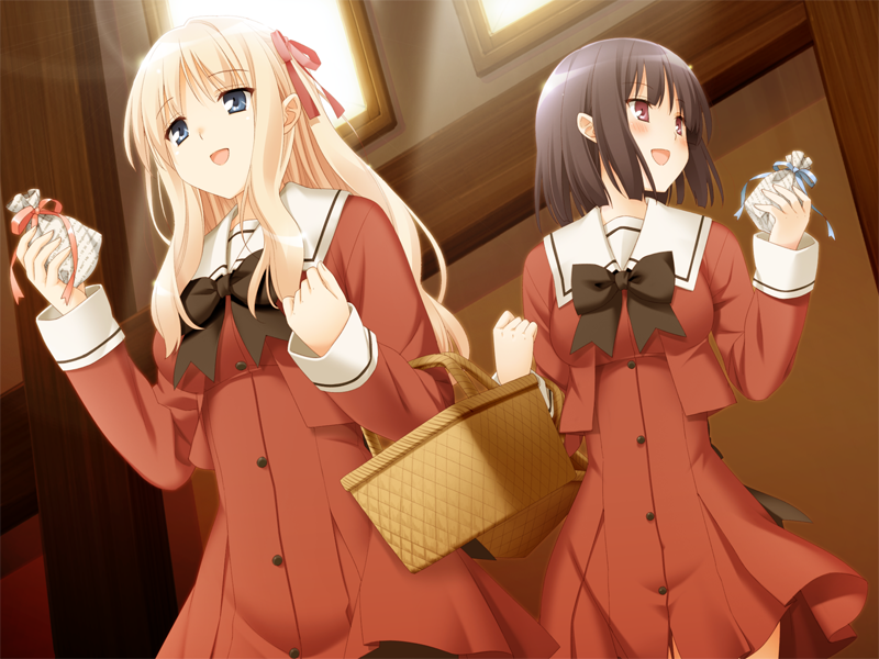sawaguchi mai and matsubara yuuna (sono hanabira ni kuchizuke wo) drawn by kani_biimu