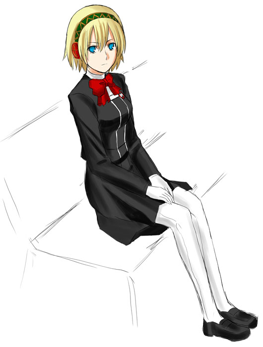 aigis (persona and 1 more) drawn by toshibou_(satsukisou)