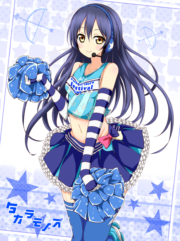 sonoda umi (love live! and 2 more) drawn by karamoneeze