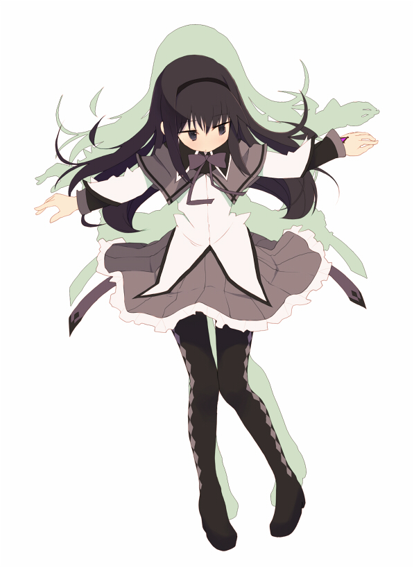 akemi homura (mahou shoujo madoka magica) drawn by memesaso