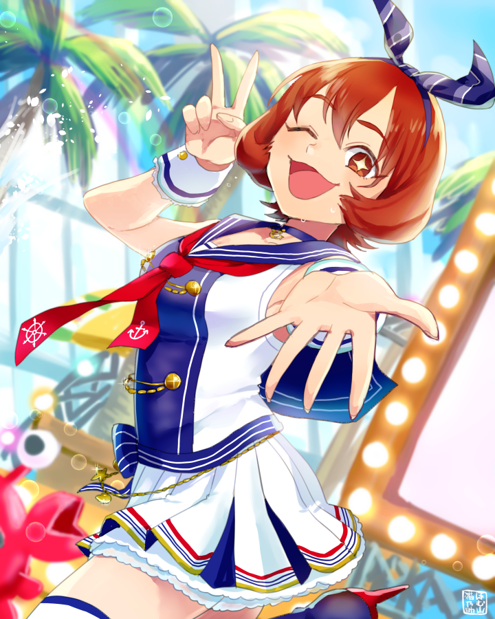 ueda suzuho (idolmaster and 2 more) drawn by homuyama_nekonosuke
