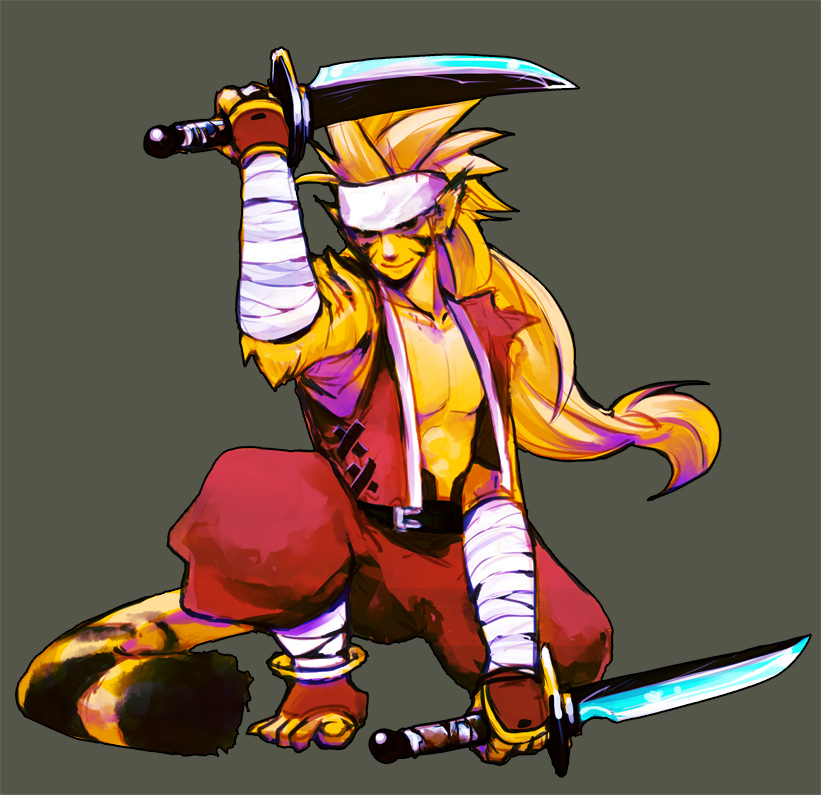 rei (breath of fire and 1 more) drawn by kuwae