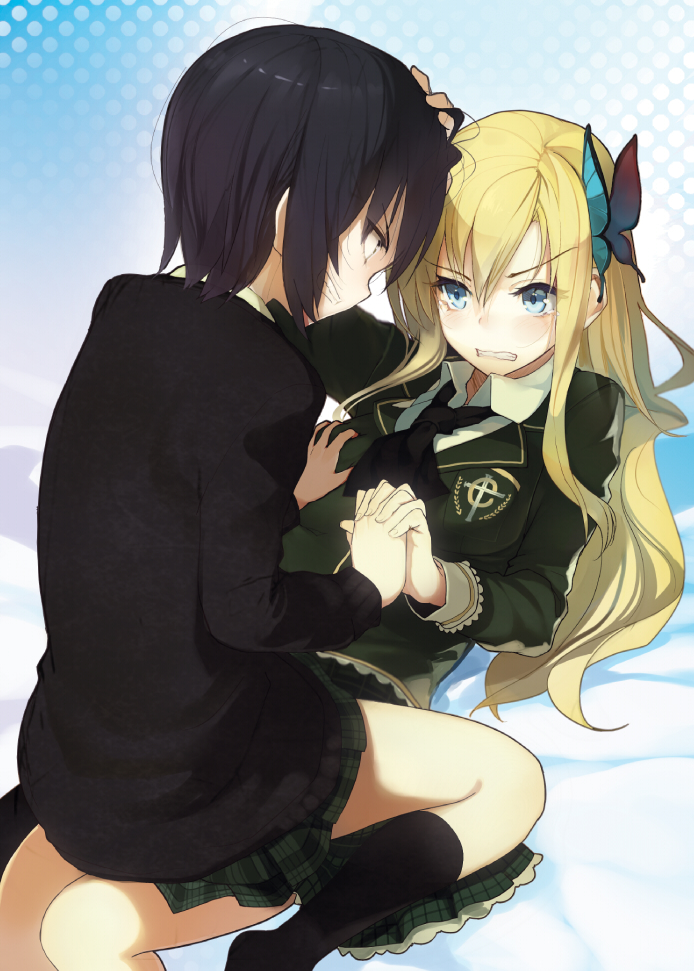 kashiwazaki sena and mikazuki yozora (boku wa tomodachi ga sukunai) drawn by shirabi