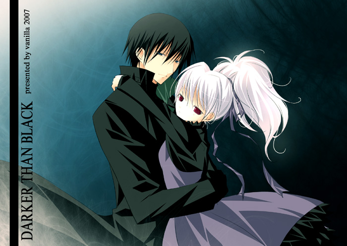 yin and hei (darker than black) drawn by vanilla_(nicolla)