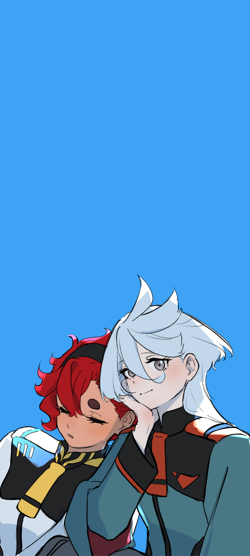 suletta mercury and miorine rembran (gundam and 1 more) drawn by shindo9600