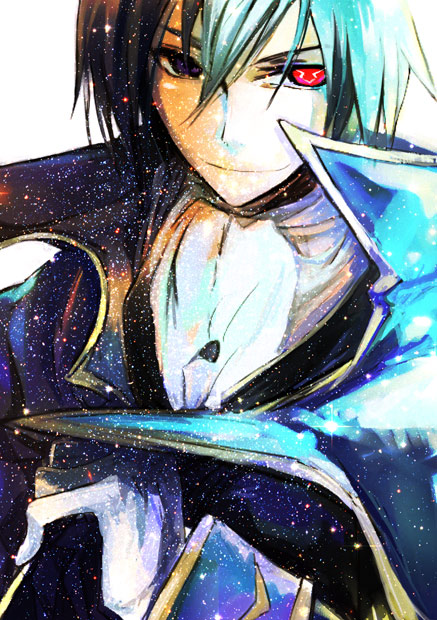 lelouch vi britannia and zero (code geass) drawn by mooche