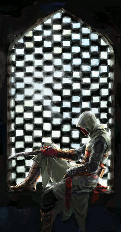altair ibn la-ahad (assassin's creed) drawn by wa_(0kz)