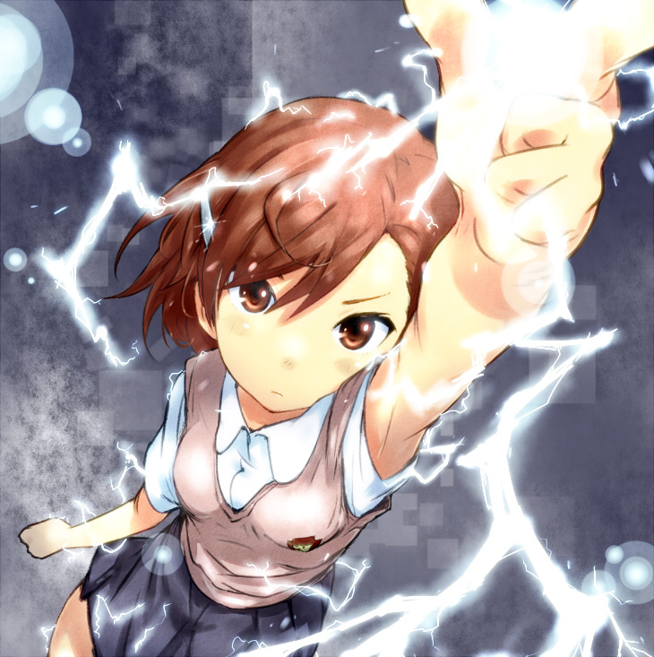 misaka mikoto (toaru majutsu no index and 1 more) drawn by gedou_(ge_ge_gedou)
