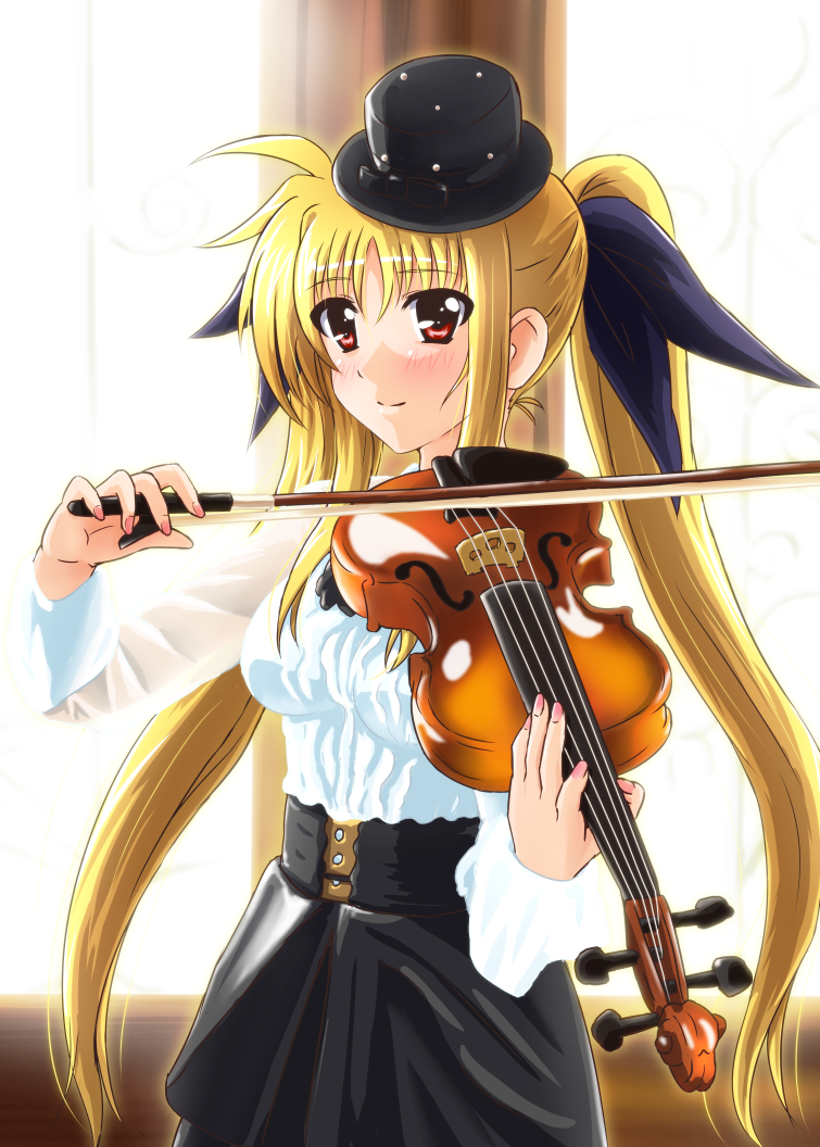 fate testarossa and mizuki nana (lyrical nanoha and 1 more) drawn by diesel-turbo