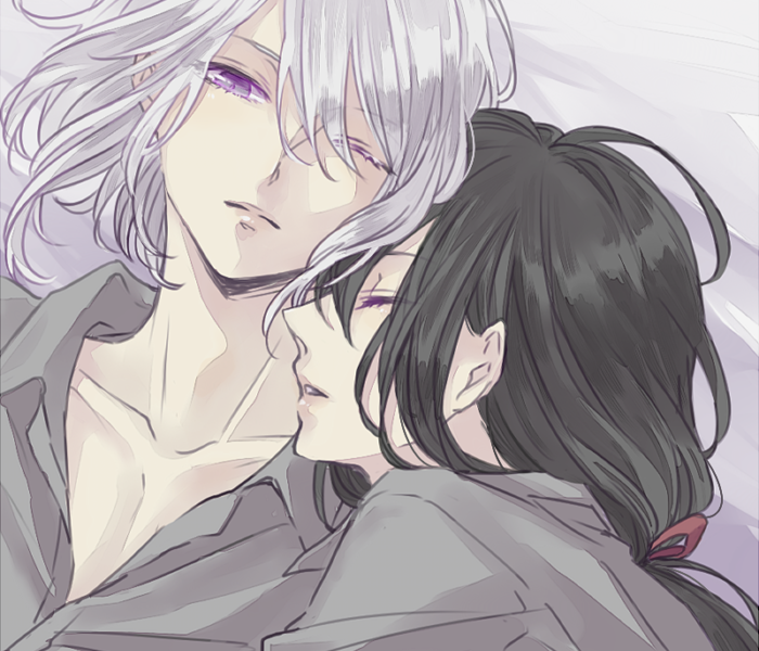 namazuo toushirou and honebami toushirou (touken ranbu) drawn by shala_(lsxia3280)