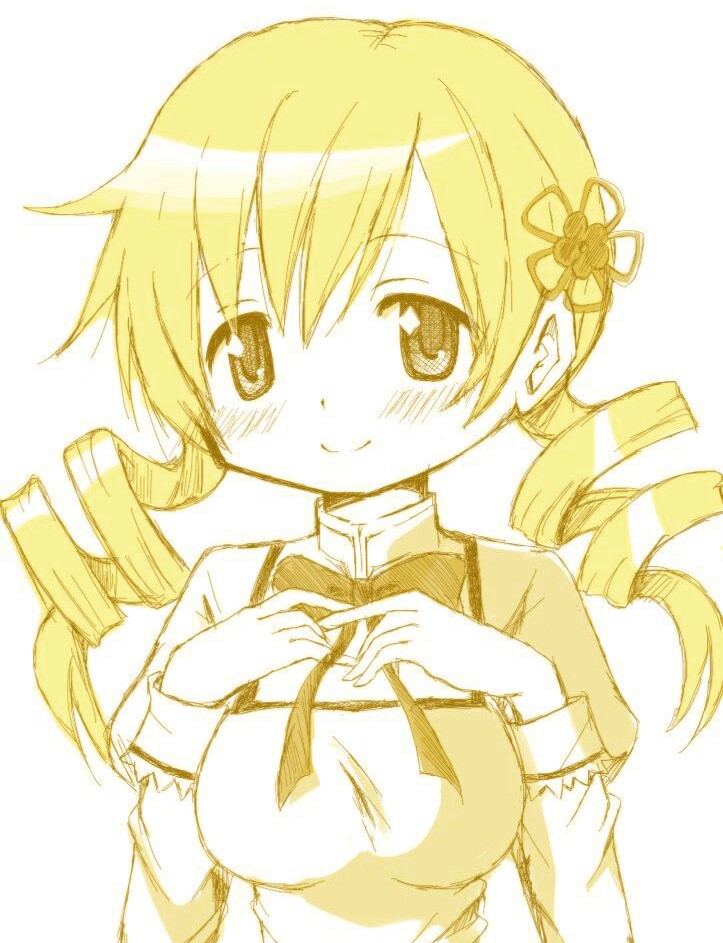 tomoe mami (mahou shoujo madoka magica) drawn by tsubaki_(tatajd)