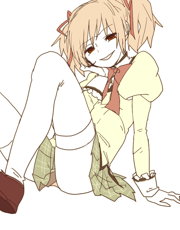 kaname madoka (mahou shoujo madoka magica) drawn by woka