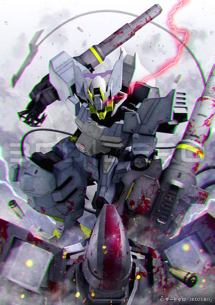gundam asmoday (gundam and 2 more) drawn by 3rd|zero