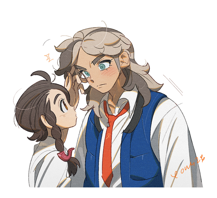 juliana and arven (pokemon and 1 more) drawn by ows28888888