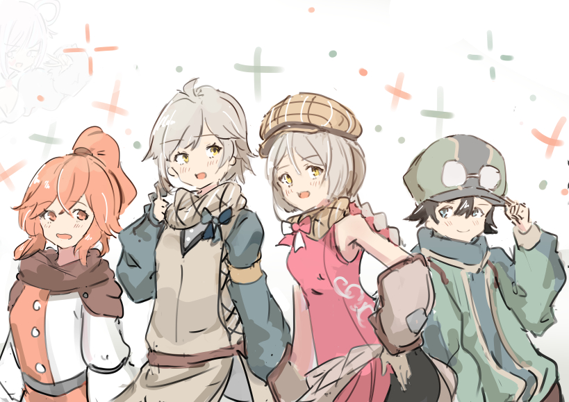 anna, framme, clanne, and jean (fire emblem and 1 more) drawn by cola_bcde