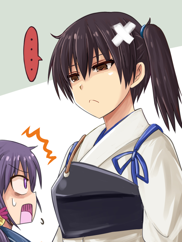 kaga and akebono (kantai collection) drawn by haura_akitoshi