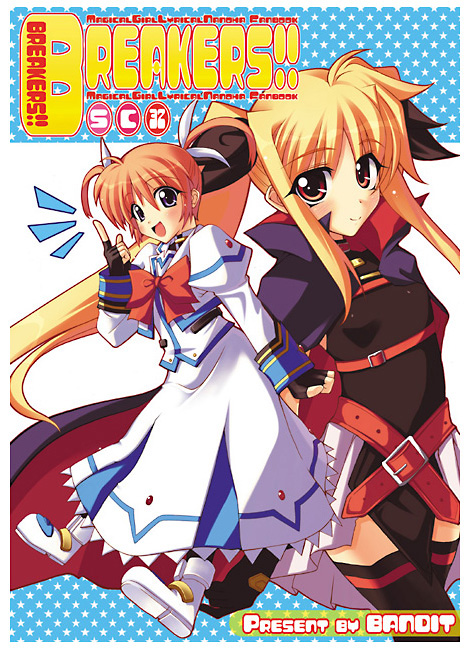 fate testarossa and takamachi nanoha (lyrical nanoha and 2 more) drawn by kawakami_shuuichi