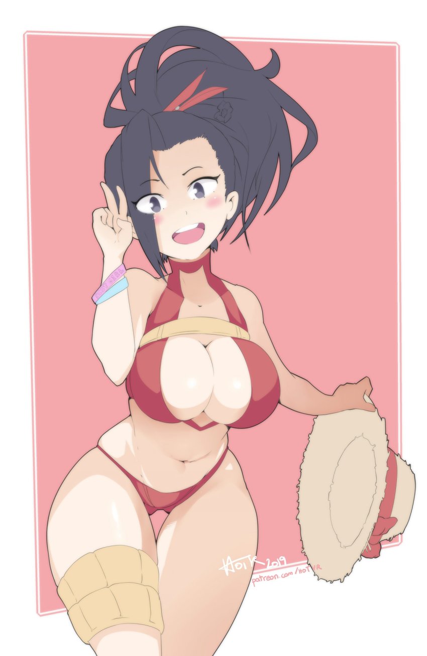 yaoyorozu momo (boku no hero academia) drawn by hot_vr