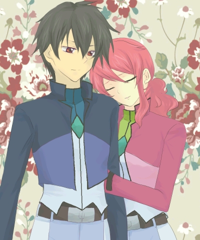 setsuna f. seiei and feldt grace (gundam and 1 more) drawn by uuron_tea