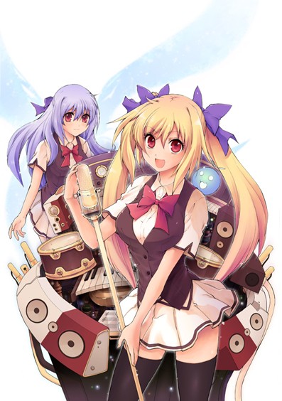 yugiri perserte and yugiri princesca (shinkyoku soukai polyphonica) drawn by hirokawa_tomo