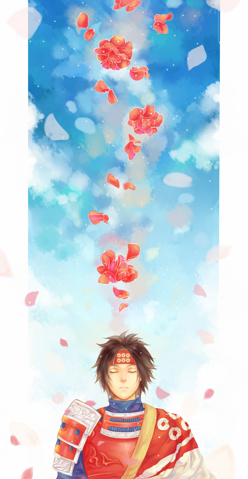 sanada yukimura (sengoku musou and 1 more) drawn by xiongmaojun115