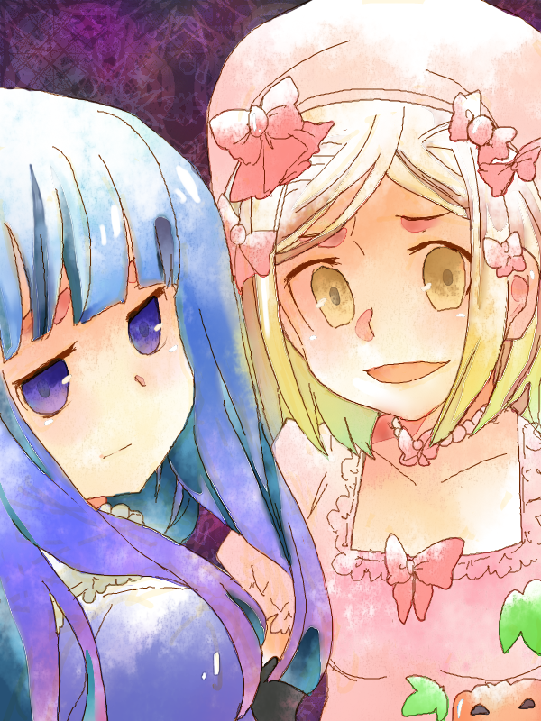 frederica bernkastel and lambdadelta (umineko no naku koro ni) drawn by imai_taki