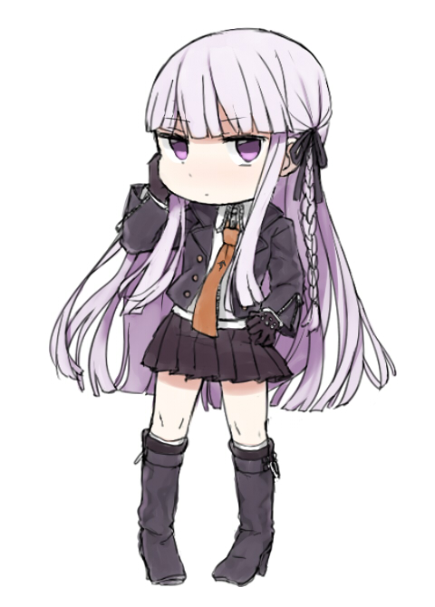 kirigiri kyoko (danganronpa and 1 more) drawn by tsuduya_(knt31)