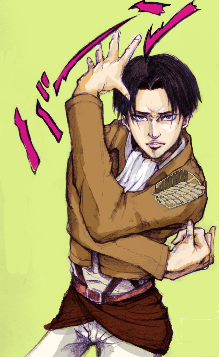 levi and kars (jojo no kimyou na bouken and 1 more) drawn by usamichan