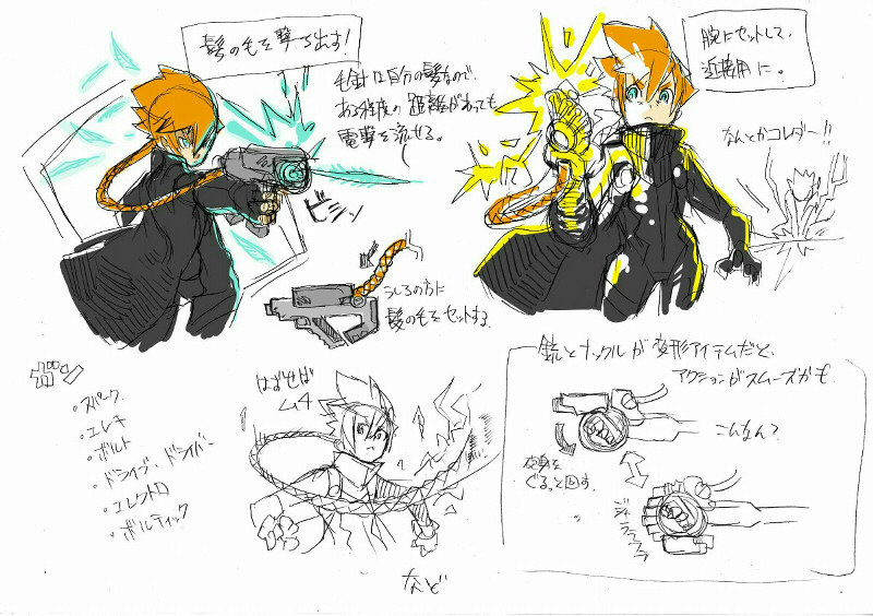 gunvolt (azure striker gunvolt and 1 more) drawn by araki_munehiro