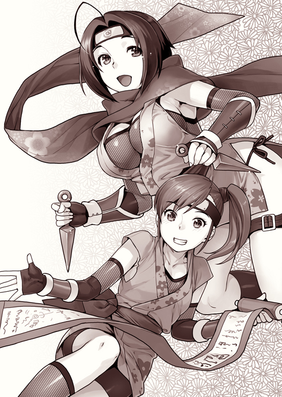 miura azusa and futami mami (idolmaster and 1 more) drawn by nekomata_naomi