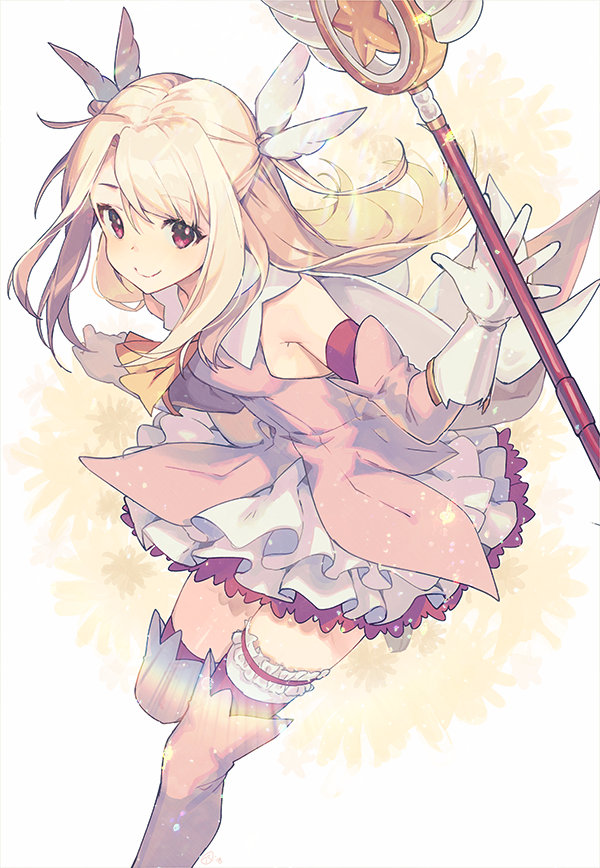 illyasviel von einzbern, prisma illya, and magical ruby (fate and 1 more) drawn by nagu