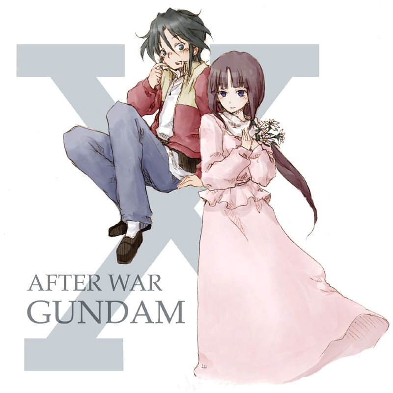 tiffa adill and garrod ran (gundam and 1 more) drawn by icaro