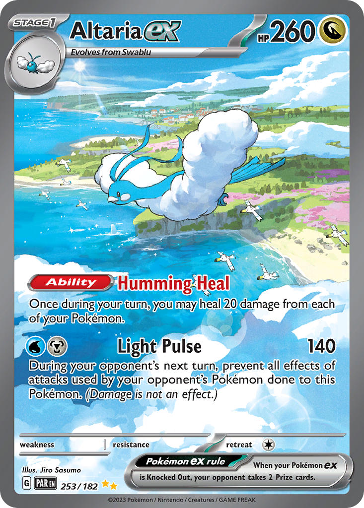 altaria, wingull, and swablu (pokemon and 1 more) drawn by sasumata_jirou