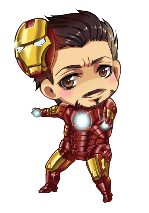 tony stark and iron man (marvel and 1 more) drawn by xkbyzqz