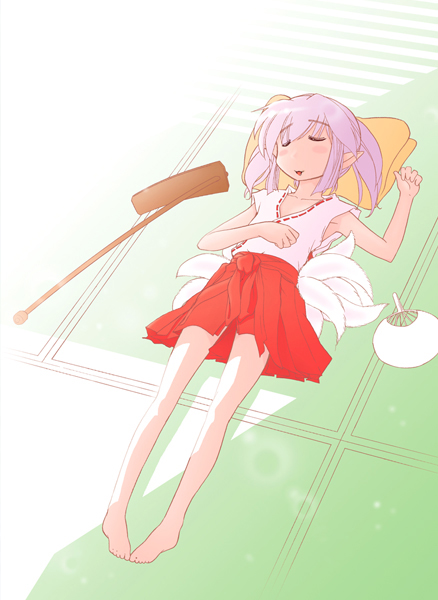 oyashiro-sama (higurashi no naku koro ni) drawn by gamute_de_kotei