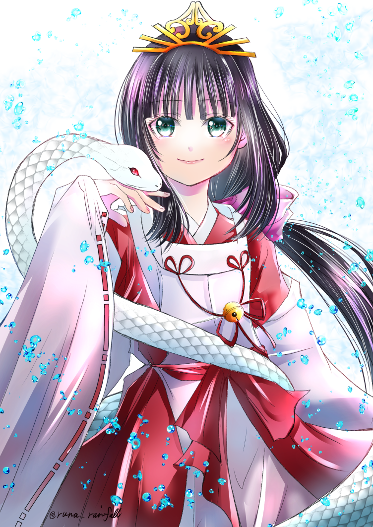 shizuku (nige jouzu no wakagimi) drawn by runa_(ren_rainfall)