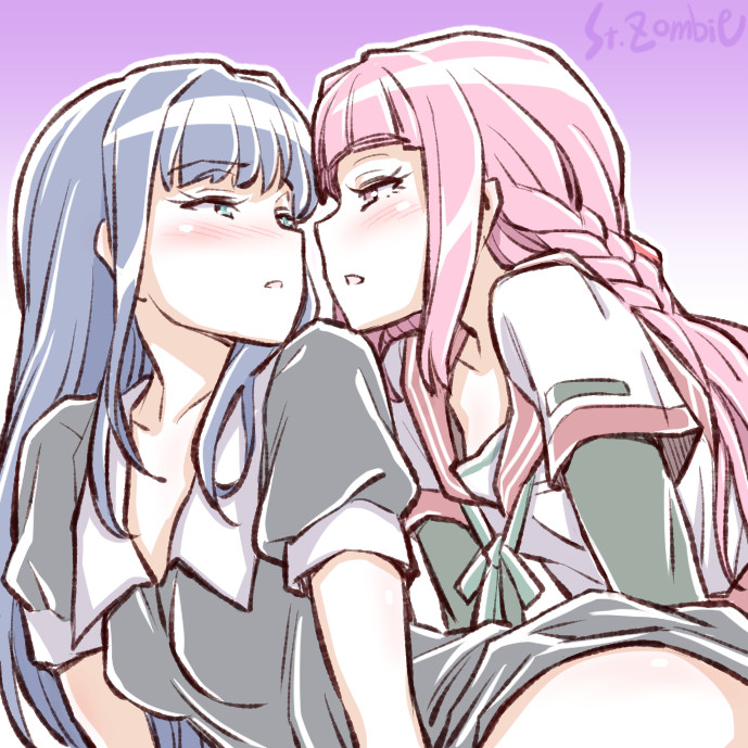 tamaki iroha and nanami yachiyo (mahou shoujo madoka magica and 1 more) drawn by studiozombie