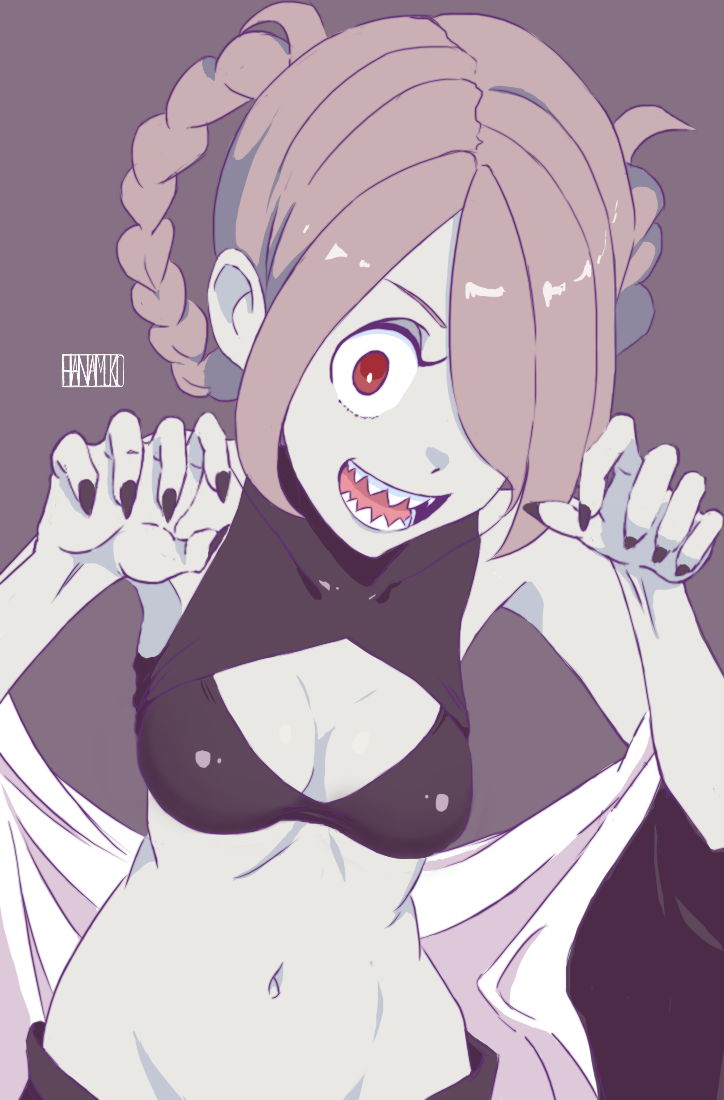 sucy manbavaran and nanakusa nazuna (little witch academia and 1 more) drawn by hanamuko_(hana_muko)