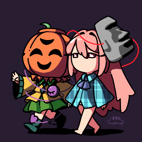 komeiji koishi and hata no kokoro (touhou) drawn by mobcap