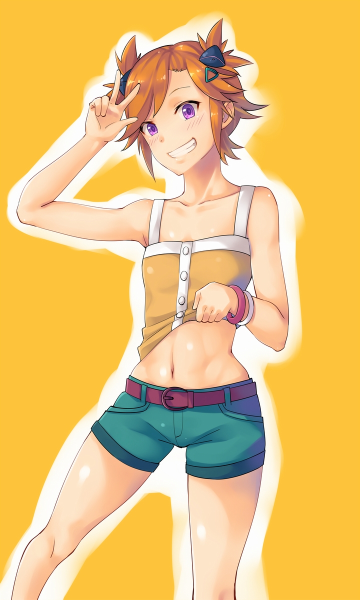 yomatsuri akari (captain earth) drawn by arios_(orochi_yuta)