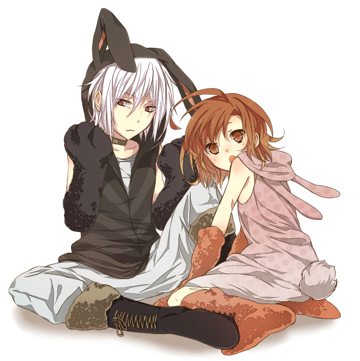 accelerator and last order (toaru majutsu no index) drawn by issa_(sorako45)