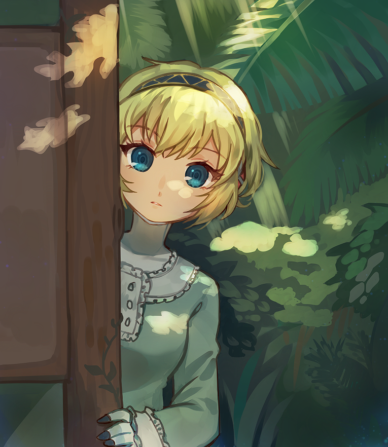 aigis (persona and 1 more) drawn by byoru