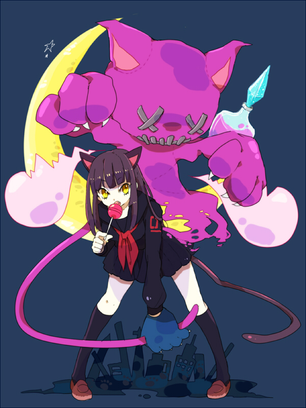 hatsune miku (vocaloid and 1 more) drawn by rojiuranoneko