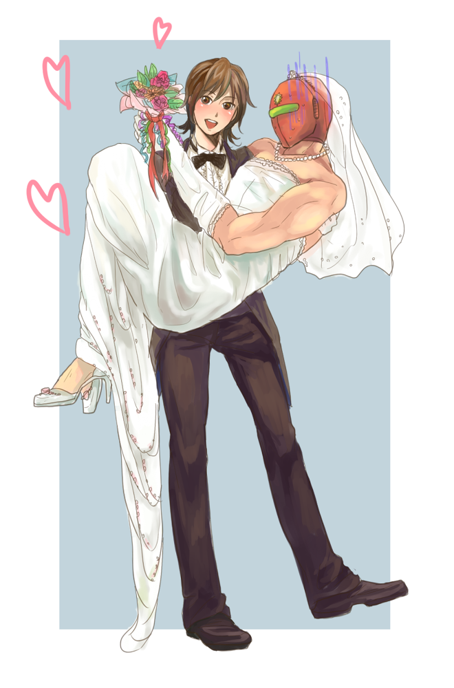 sunred and uchida kayoko (tentai senshi sunred) drawn by nedime