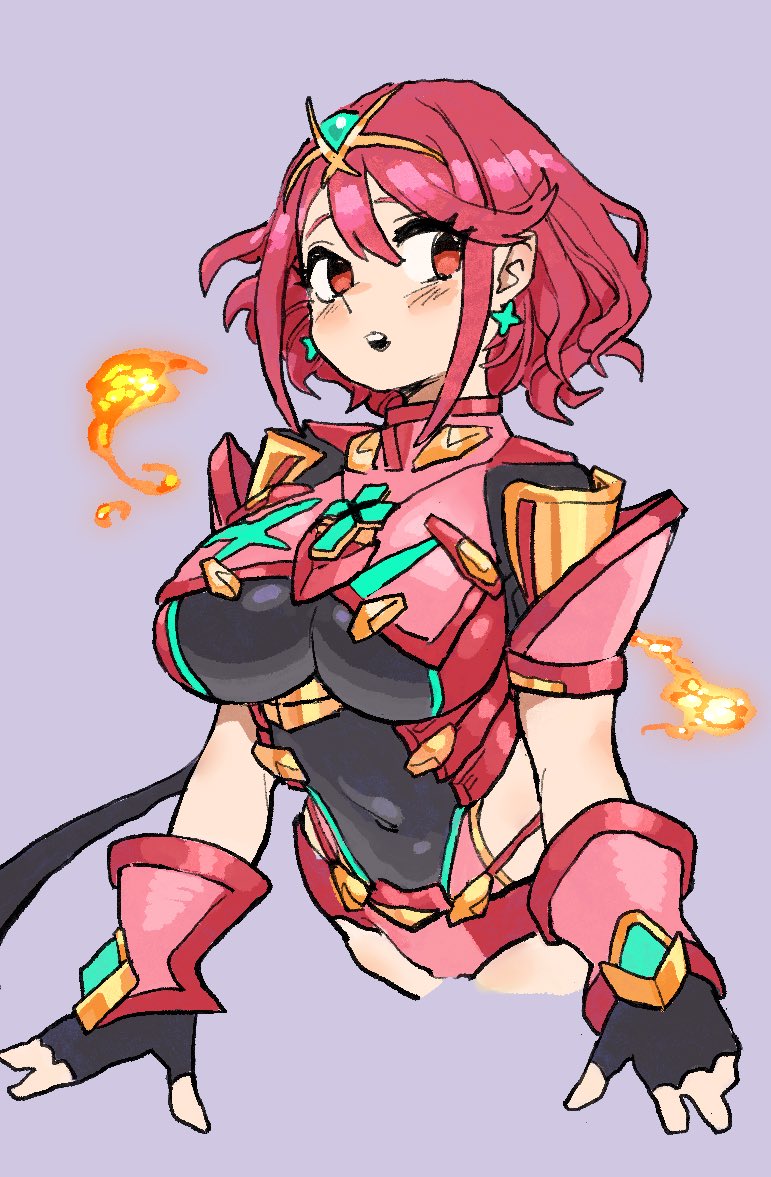 pyra (xenoblade chronicles and 1 more) drawn by hachinos_ssb