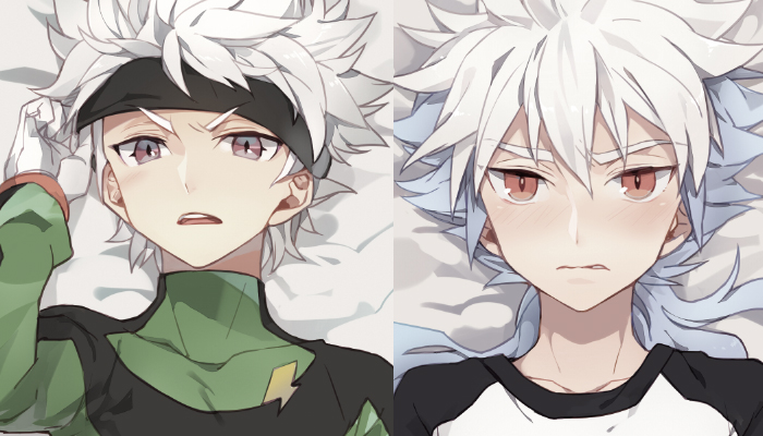 hakuryuu and ibuki munemasa (inazuma eleven and 2 more) drawn by jaenbba