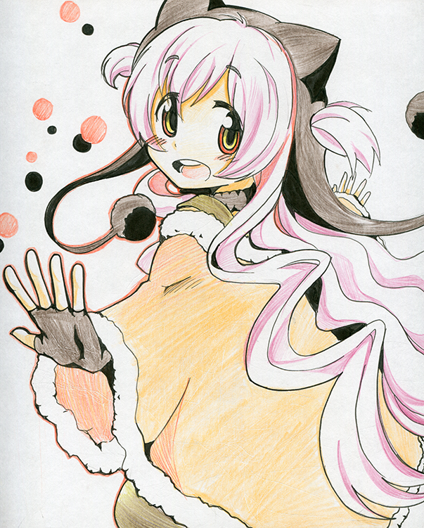 momoe nagisa (mahou shoujo madoka magica and 1 more) drawn by takeshisu