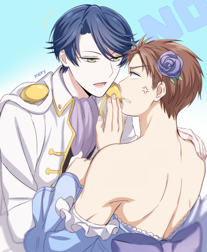 kashima yuu and hori masayuki (gekkan shoujo nozaki-kun) drawn by mery_(yangmalgage)