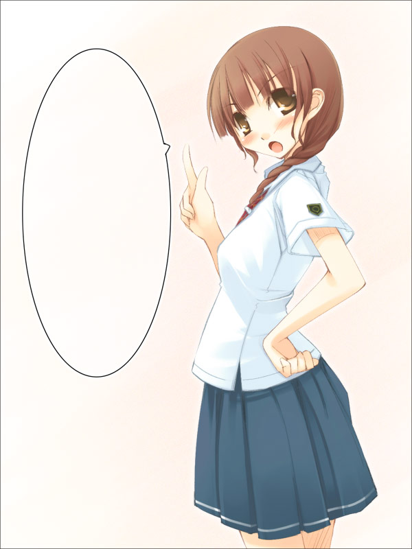 mizusawa mao (kimi kiss) drawn by jirou_(chekoro)